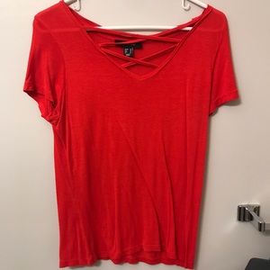 Bright Red Tee